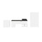 Bestar BESTAR Upstand 135W 72W L-Shaped Standing Desk with Bookcase and File Cabinet in deep grey & white 175853-000032 - alternate 4